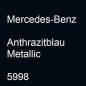 Preview: Mercedes-Benz, Anthrazitblau Metallic, 5998.